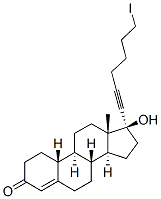 17-(6'-iodohex-1'-ynyl)-19-nortestosterone,123303-98-0,结构式