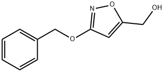 (3-(ベンジルオキシ)イソオキサゾール-5-イル)メタノール 化学構造式