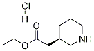 (R)-2-(哌啶-3-YL)乙酸乙酯盐酸盐, 1233200-48-0, 结构式