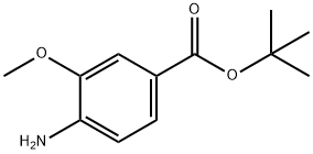 4-氨基-3-甲氧基苯甲酸叔丁酯, 123330-92-7, 结构式