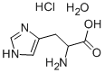 DL-ヒスチジン塩酸塩一水和物 化学構造式