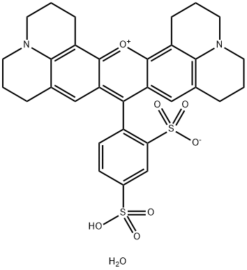 SULFORHODAMINE 101 HYDRATE Structure