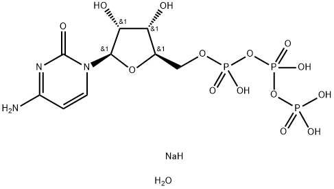 5-胞苷三磷酸钠盐水合物,123334-07-6,结构式