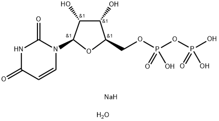 URIDINE 5'-DIPHOSPHATE  TRISODIUM SALT Structure