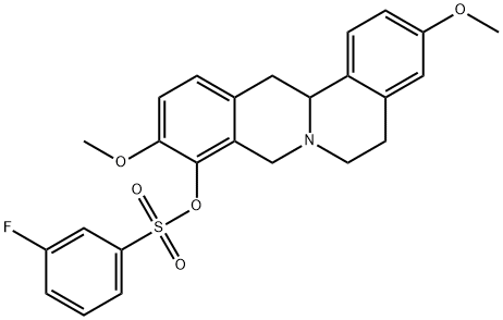 1233353-87-1 3-Fluorobenzenesulfonic Acid 5,8,13,13a-Tetrahydro-3,10-diMethoxy-6H-dibenzo[a,g]quinolizin-9-yl Ester