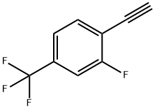 Benzene, 1-ethynyl-2-fluoro-4-(trifluoroMethyl)- Structure