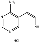 6-氨基-7-氮杂嘌呤盐酸盐, 1233518-21-2, 结构式
