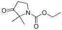 2,2-DiMethyl-3-oxo-pyrrolidine-1-carboxylicacidethylester Struktur