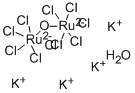 POTASSIUM MU-OXOBIS[PENTACHLORORUTHENATE(IV)] HYDRATE 化学構造式