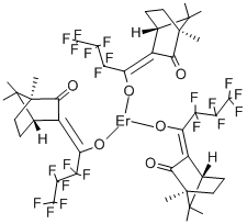 ERBIUM TRIS(3-(HEPTAFLUOROPROPYLHYDROXY& Structure