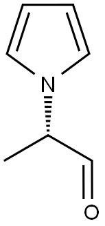 1H-Pyrrole-1-acetaldehyde,alpha-methyl-,(S)-(9CI) Structure