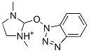 2-(benzotriazol-1-yl)oxy-1,3-dimethylimidazolidinium Structure