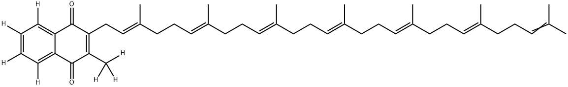 Menaquinone 7-d7 Structure