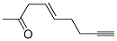 4-Nonen-8-yn-2-one, (E)- (9CI) Structure