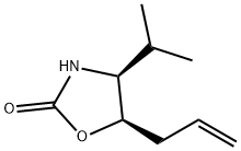 2-Oxazolidinone,4-(1-methylethyl)-5-(2-propenyl)-,(4S-cis)-(9CI),123411-93-8,结构式