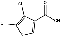 4,5-二氯-3-噻吩羧酸,123418-70-2,结构式