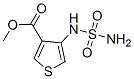 3-Thiophenecarboxylicacid,4-[(aminosulfonyl)amino]-,methylester(9CI) 结构式