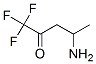 2-Pentanone,  4-amino-1,1,1-trifluoro- Structure
