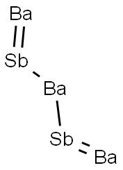 アンチモン化バリウム 化学構造式