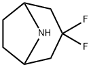 8-Azabicyclo[3.2.1]octane, 3,3-difluoro- Structure