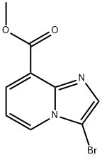 IMidazo[1,2-a]pyridine-8-carboxylic acid, 3-broMo-, Methyl ester