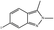 6-碘-2,3-二甲基-2H-吲唑,1234616-58-0,结构式
