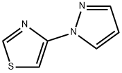 Thiazole,  4-(1H-pyrazol-1-yl)- 结构式