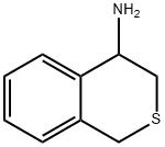 3,4-二氢-1H-异硫苯并吡喃-4-胺盐酸盐 结构式