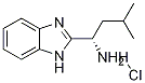 (S)-1-(1H-Benzimidazol-2-yl)-3-methylbutylamine Hydrochloride Structure