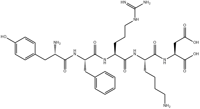 tyrosyl-phenylalanyl-arginyl-lysyl-aspartic acid|