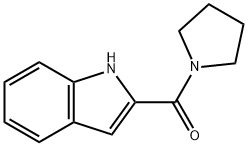(1H-indol-2-yl)-pyrrolidin-1-yl-methanone Struktur