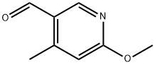 5-甲酰基-2-甲氧基-4-甲基吡啶, 123506-66-1, 结构式