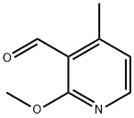 2-METHOXY-4-METHYLNICOTINALDEHYDE, 123506-68-3, 结构式