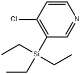 Pyridine, 4-chloro-3-(triethylsilyl)- (9CI) Structure