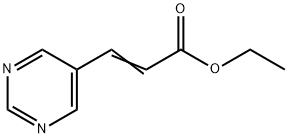 ETHYL (2E)-3-PYRIMIDIN-5-YLACRYLATE Struktur