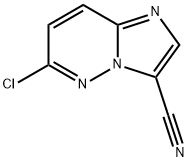 6 - 氯 - 咪唑并[1,2-B]哒嗪-3 - 甲腈, 123531-54-4, 结构式