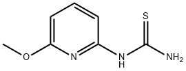 1-(6-METHOXYPYRIDIN-2-YL)THIOUREA, 1235325-70-8, 结构式