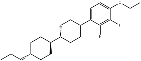 4-(反式,反式-4-丙基双环己基)-2,3-二氟乙氧基苯 结构式