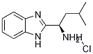(R)-1-(1H-苯并咪唑-2-基)-3-甲基丁胺盐酸盐, 1235643-62-5, 结构式