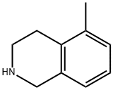 5-甲基-1,2,3,4-四氢异喹啉 结构式