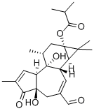 20-OXO-12,20-DIDEOXYPHORBOL 13-ISOBUTYRATE 化学構造式