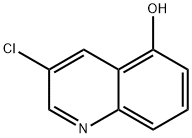 3-クロロキノリン-5-オール 化学構造式