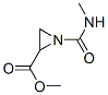 2-Aziridinecarboxylicacid,1-[(methylamino)carbonyl]-,methylester,(1R-trans)-(9CI),123620-70-2,结构式