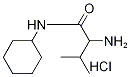 2-氨基-N-环己基-3-甲基丁酰胺盐酸盐,1236254-73-1,结构式