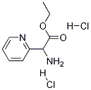 2-氨基-2-(2-吡啶基)乙酸乙酯双盐酸盐, 1236254-79-7, 结构式