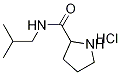 N-Isobutyl-2-pyrrolidinecarboxamide hydrochloride Structure