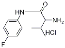2-Amino-N-(4-fluorophenyl)-3-methylbutanamidehydrochloride 结构式