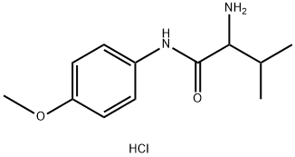 2-Amino-N-(4-methoxyphenyl)-3-methylbutanamidehydrochloride 结构式