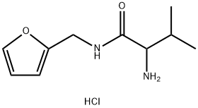 2-Amino-N-(2-furylmethyl)-3-methylbutanamidehydrochloride 结构式