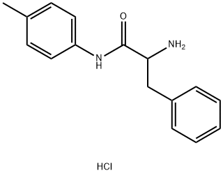 2-Amino-N-(4-methylphenyl)-3-phenylpropanamidehydrochloride 结构式